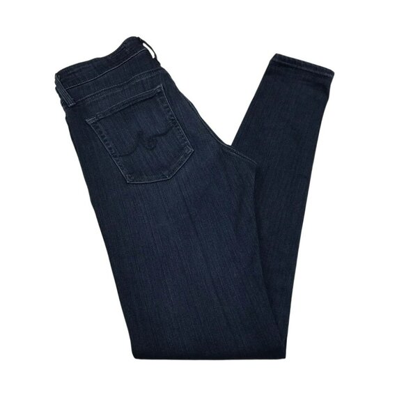 AG Adriano Goldschmied Farrah Skinny High Rise Jeans 27R Dark Wash Womens Denim - Picture 10 of 10